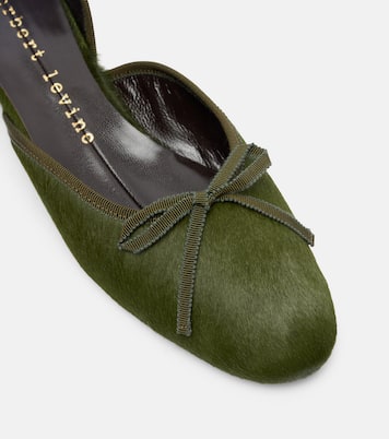 24/7 calf hair ballet flats | Herbert Levine