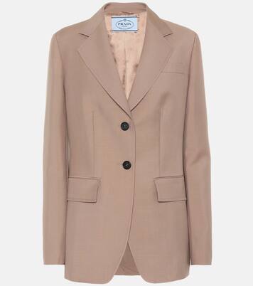 Mohair and wool blazer | Prada