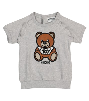 Baby stretch-cotton jersey dress | Moschino Kids