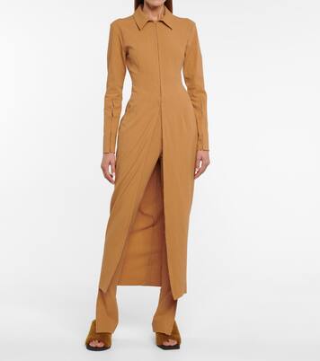 Maxikleid La Robe Obiou aus einem Leinengemisch | Jacquemus