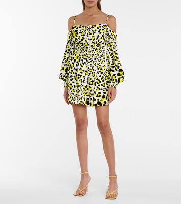 Susanna leopard-print crêpe jumpsuit | Diane von Furstenberg