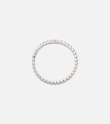 Bague Single Thread en or blanc 18 ct | Shay Jewelry
