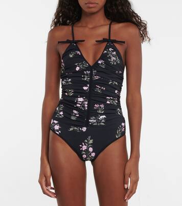 Printed ruched swimsuit | Giambattista Valli