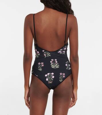 Printed ruched swimsuit | Giambattista Valli