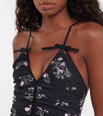 Printed ruched swimsuit | Giambattista Valli