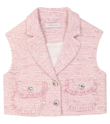 Bouclé vest | Monnalisa