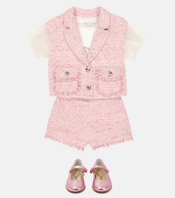 Bouclé vest | Monnalisa