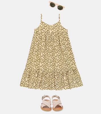 Printed cotton dress | Bonpoint