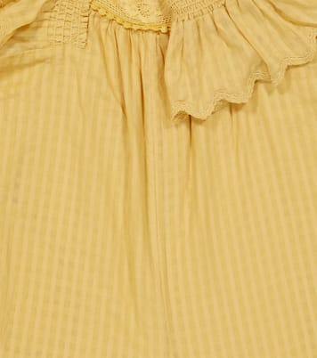 Irene checked cotton overalls | Louise Misha