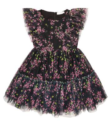 Floral tulle dress | Monnalisa