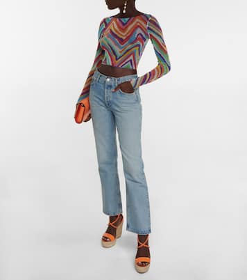 Chocazeppa 120 embellished wedge sandals | Christian Louboutin