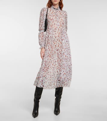 Robe midi Drapy Softness imprimée | Dorothee Schumacher