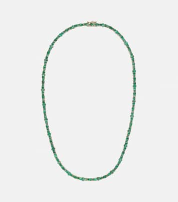 Collier Rivulet en or 18 ct et émeraudes | Ileana Makri