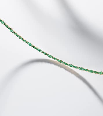Collier Rivulet en or 18 ct et émeraudes | Ileana Makri