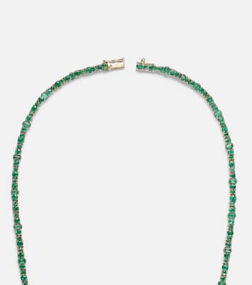 Collier Rivulet en or 18 ct et émeraudes | Ileana Makri