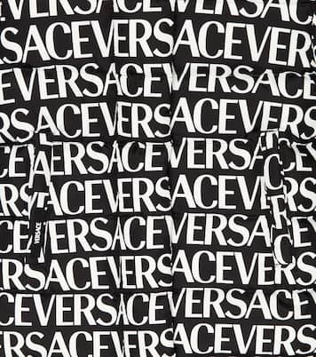 Logo printed down jacket | Versace Kids