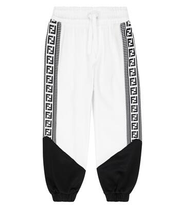 Cotton-blend sweatpants | Fendi Kids
