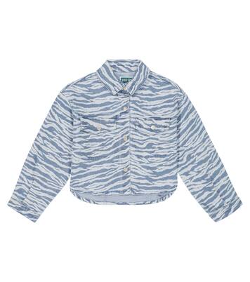 Printed denim shirt | Kenzo Kids