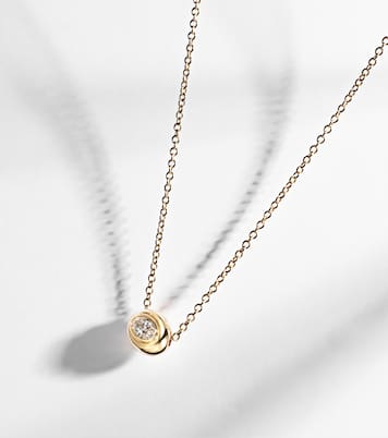 Halskette Lenox Reign aus 18kt Gelbgold mit Diamant | Melissa Kaye
