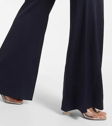 Avedon Globe crêpe satin jumpsuit | Galvan