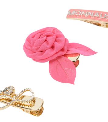 Set of 3 hair clips | Monnalisa