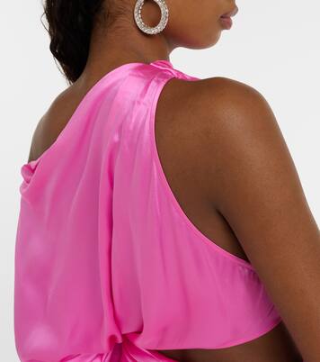 Robe aus Seidensatin | The Sei