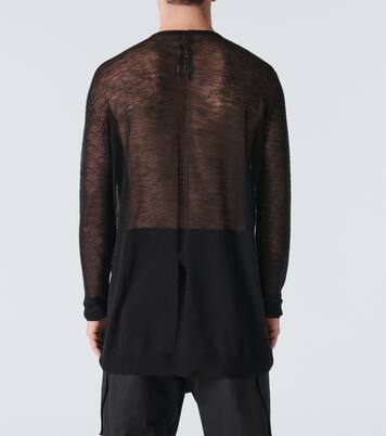 Jersey translúcido de lana | Rick Owens