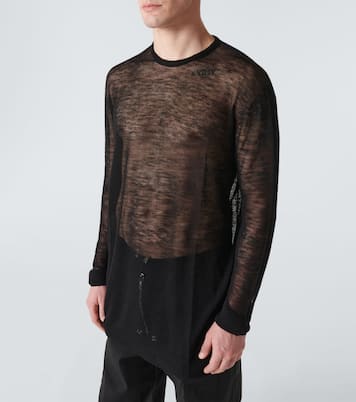 Jersey translúcido de lana | Rick Owens