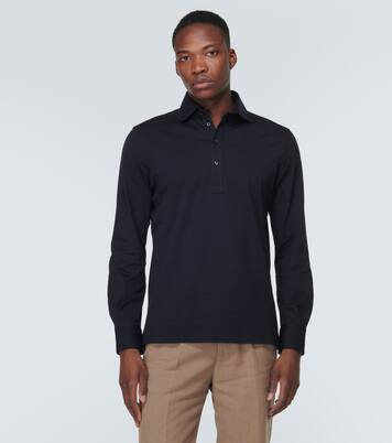 Pull polo en coton | Brunello Cucinelli