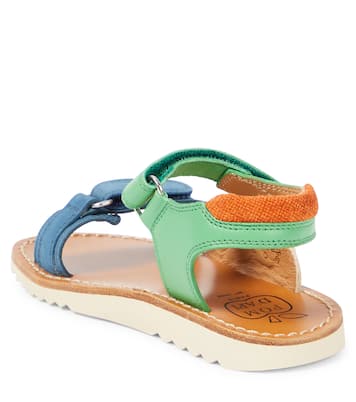 Waff Jimmy皮革凉鞋 | Pom d'Api