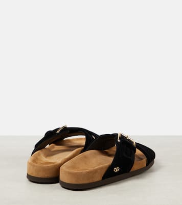 Sandalen Fussfriend aus Samt | Valentino Garavani