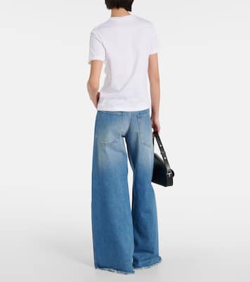 Embroidered cotton jersey T-shirt | Gucci