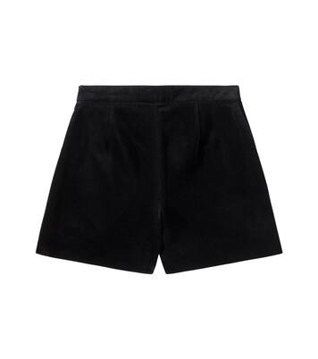 Flash cotton velvet shorts | Bonpoint