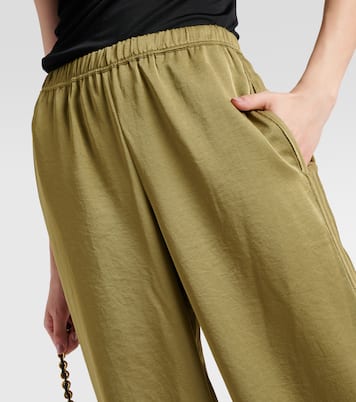 Pantalon ample à taille basse en satin | Vince