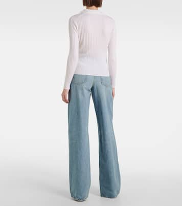 Top en laine et soie mélangées | Vince