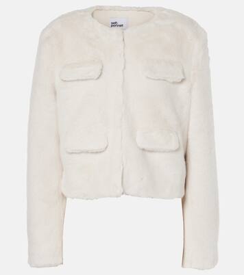 Jacke aus Faux Shearling | Self-Portrait