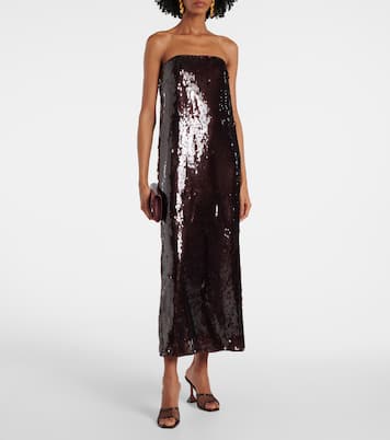 Robe longue Casey à sequins | Staud