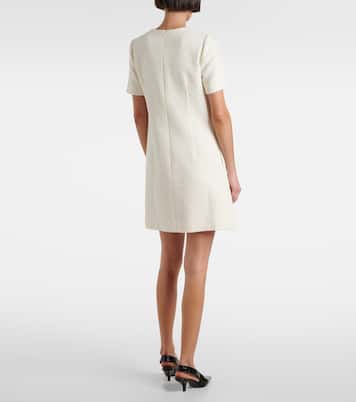 Minikleid Orchid aus Baumwoll-Tweed | Oscar de la Renta