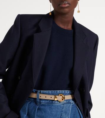 Pebble leather belt | Loewe