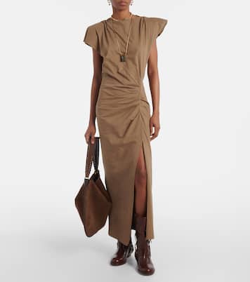 Abito lungo Nadela in jersey di cotone | Isabel Marant