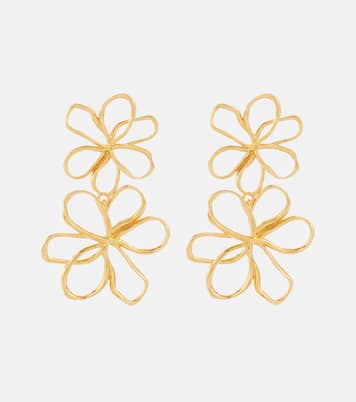 Boucles d’oreilles Threaded Flower | Oscar de la Renta