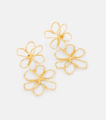 Boucles d’oreilles Threaded Flower | Oscar de la Renta