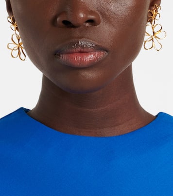 Boucles d’oreilles Threaded Flower | Oscar de la Renta