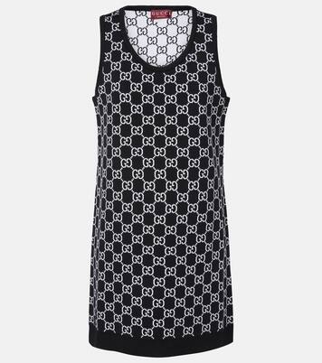 GG wool-blend jacquard minidress | Gucci