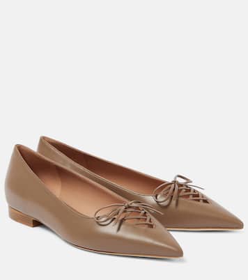 Hedy 10 leather ballet flats | Malone Souliers