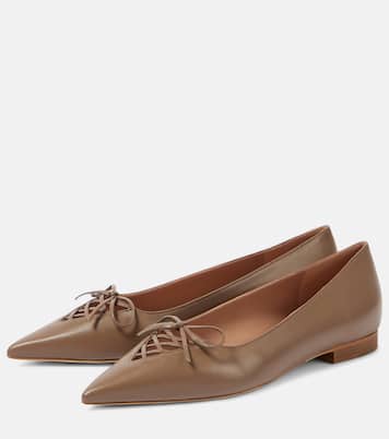 Hedy 10 leather ballet flats | Malone Souliers