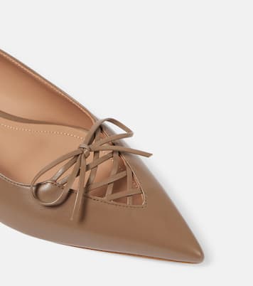 Hedy 10 leather ballet flats | Malone Souliers