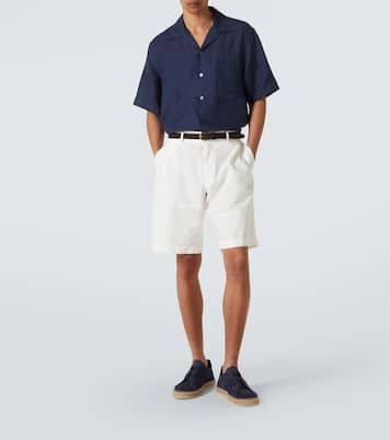 Espadrilles Triple Stitch aus Veloursleder | Zegna