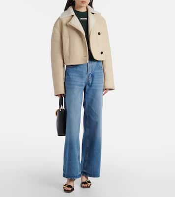 Marino cropped shearling jacket | Jacquemus
