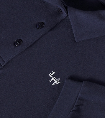 Polo en mezcla de algodón con logo | Il Gufo